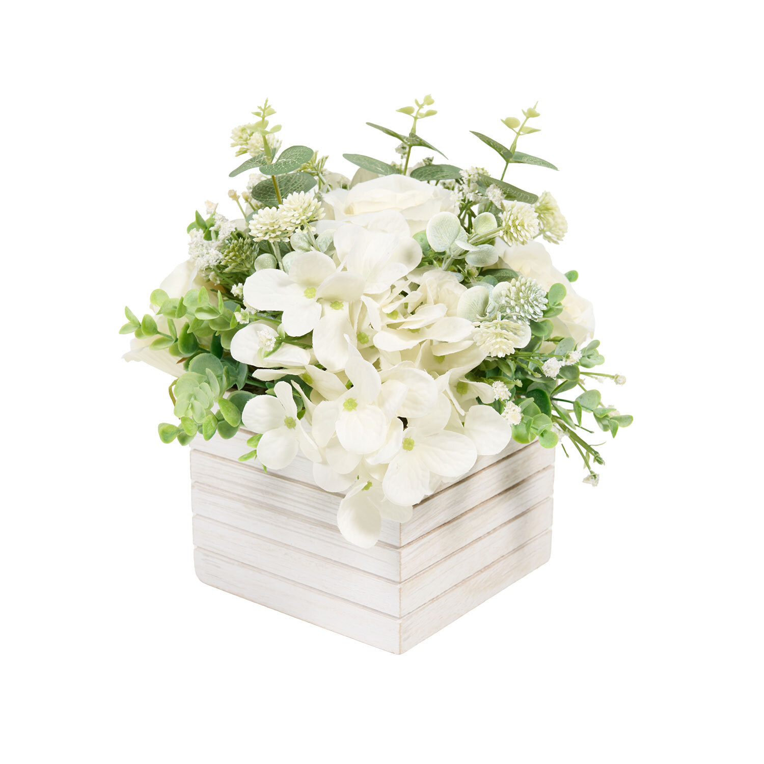 White Rose & Hydrangea Floral Box2 Image 4