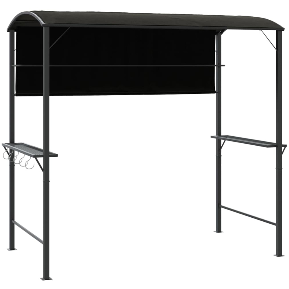 vidaXL 2 x 1.1m Anthracite Gazebo with Roof Image 2