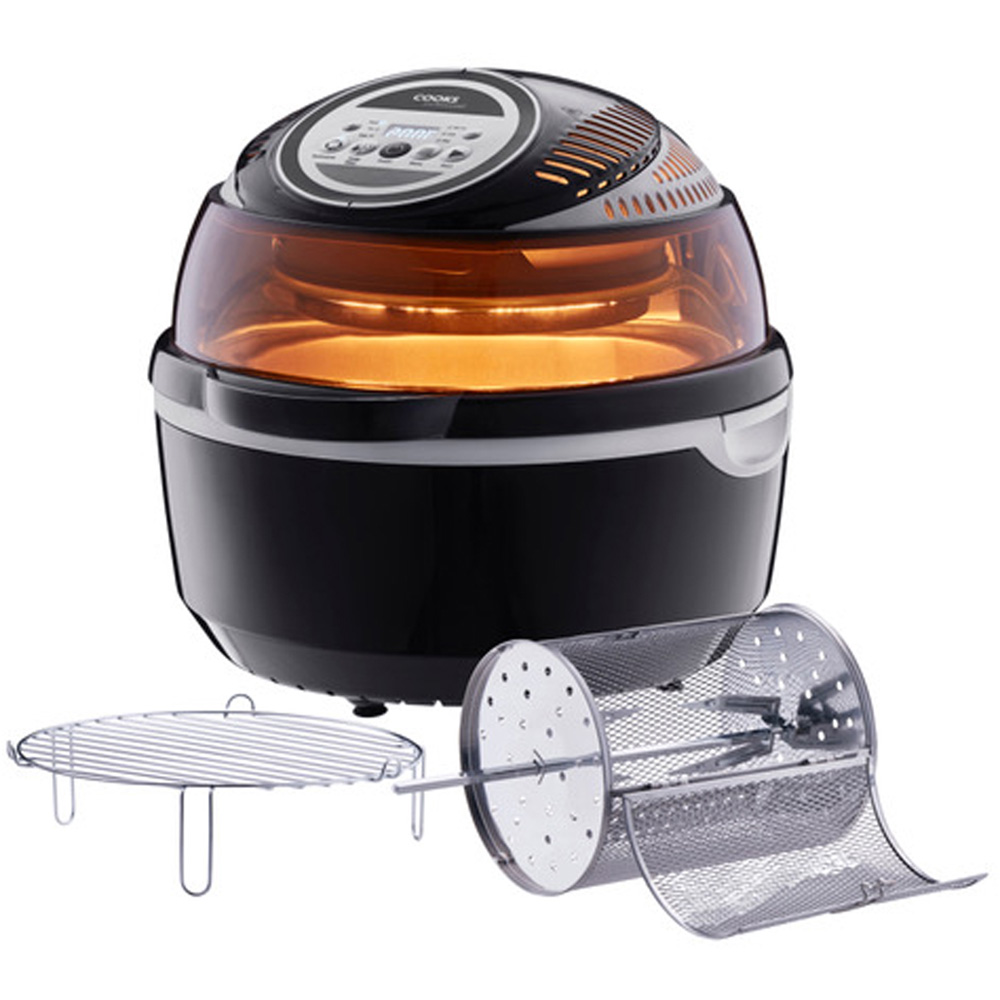 Cooks Professionals G4397 Black 10L Rotisserie Air Fryer Image 3