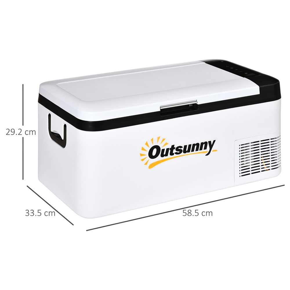 Outsunny 12V LED 18L Portable Cooler Image 7