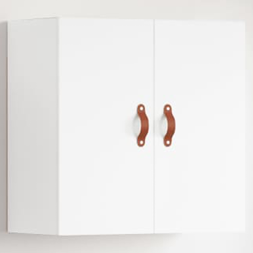 vidaXL 2 Door White Wall Cabinet Image 1
