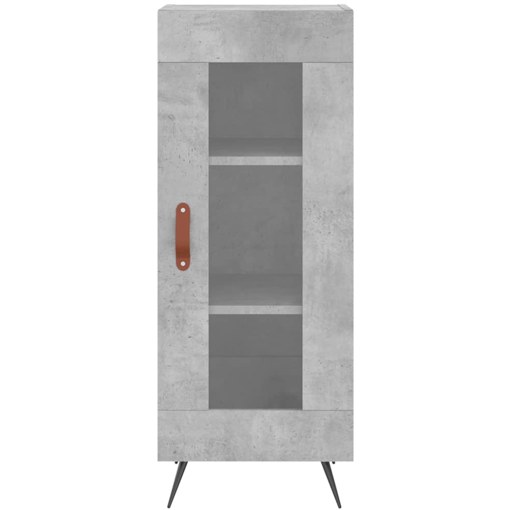 vidaXL 2 Door Concrete Grey Highboard Image 8