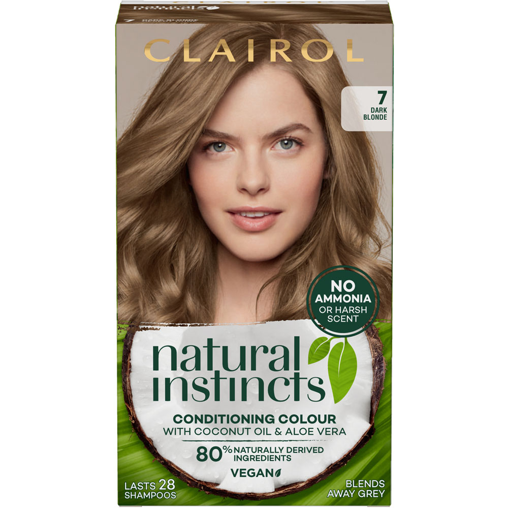 Natural Instincts Semi Permanent Hair Colour 7 Dark Blonde Image 1