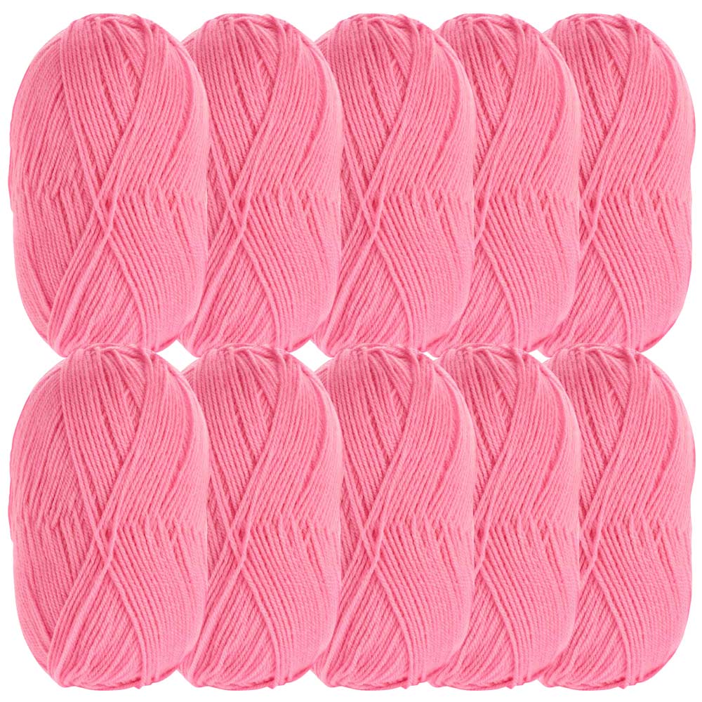 Wilko Double Knit Yarn Candy Pink 100g Image 7