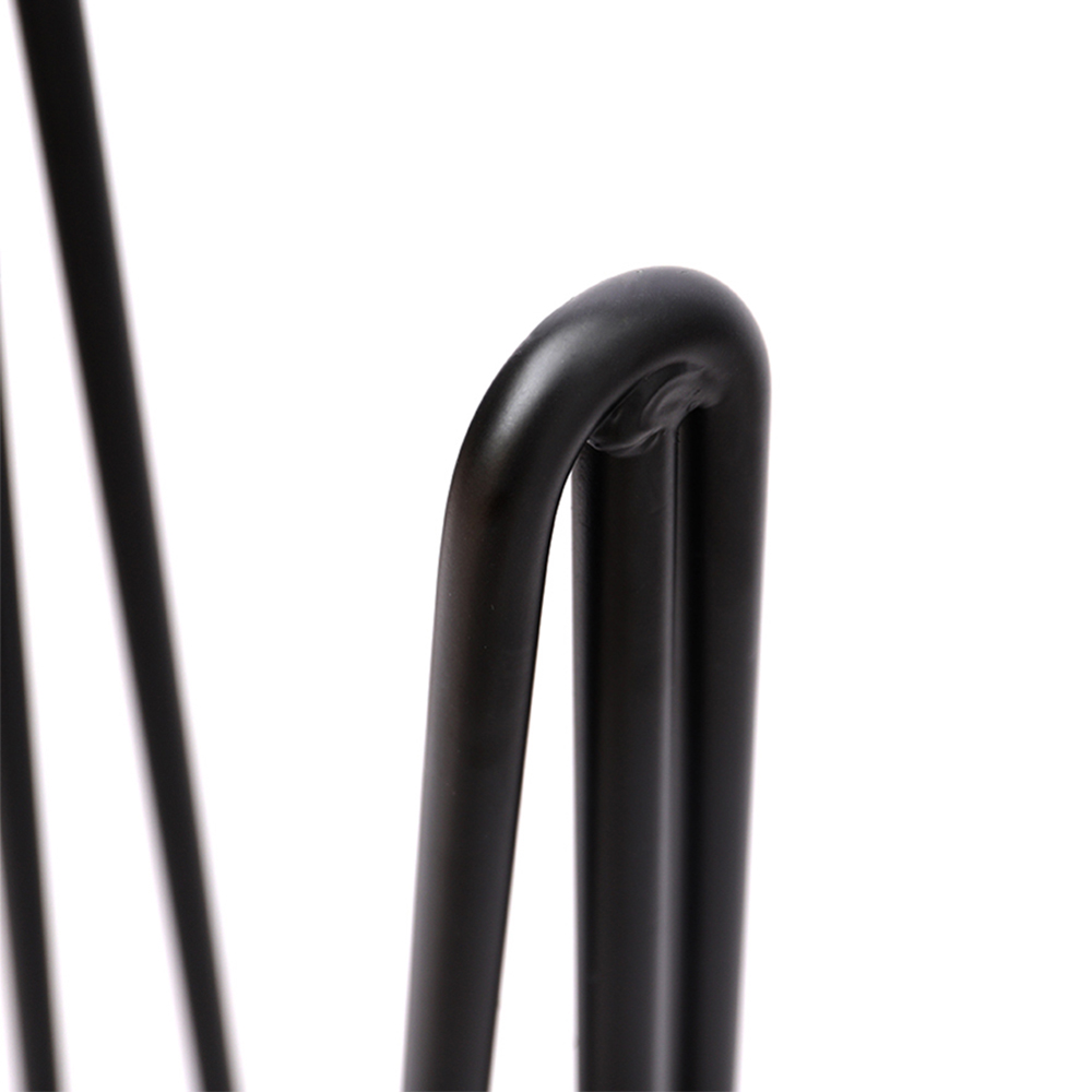 Living and Home 4 Pack Black Non Slip Metal Hairpin Table Legs 70cm Image 6