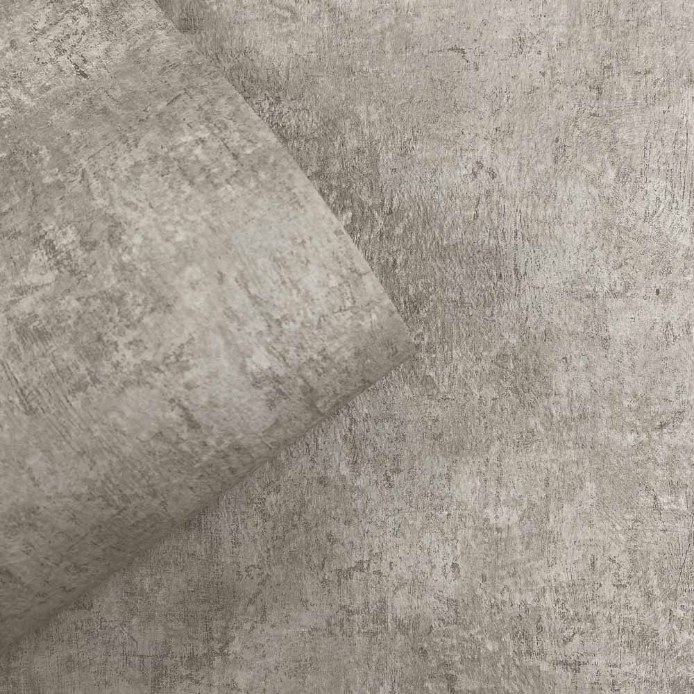 Muriva Colden Taupe Textured Wallpaper Image 2