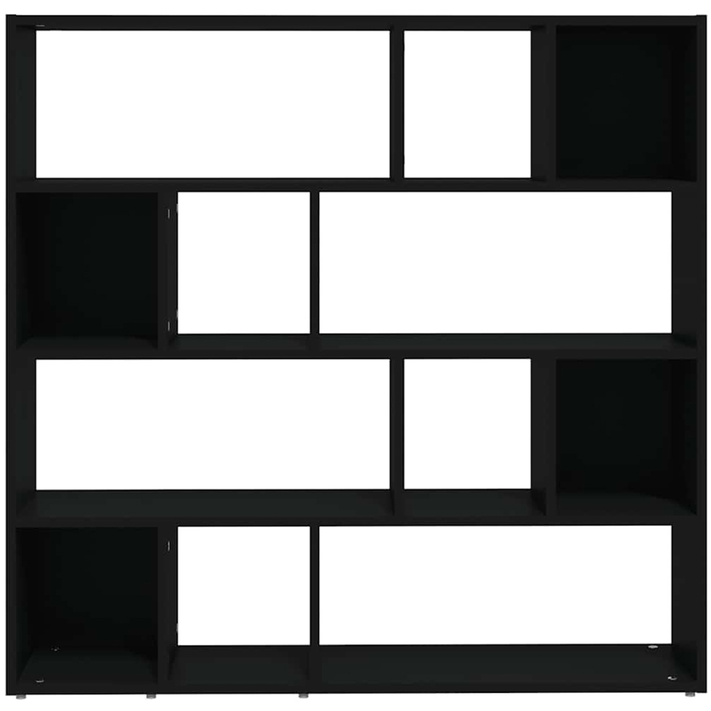 vidaXL 12 Shelf Black Bookcase Image 4