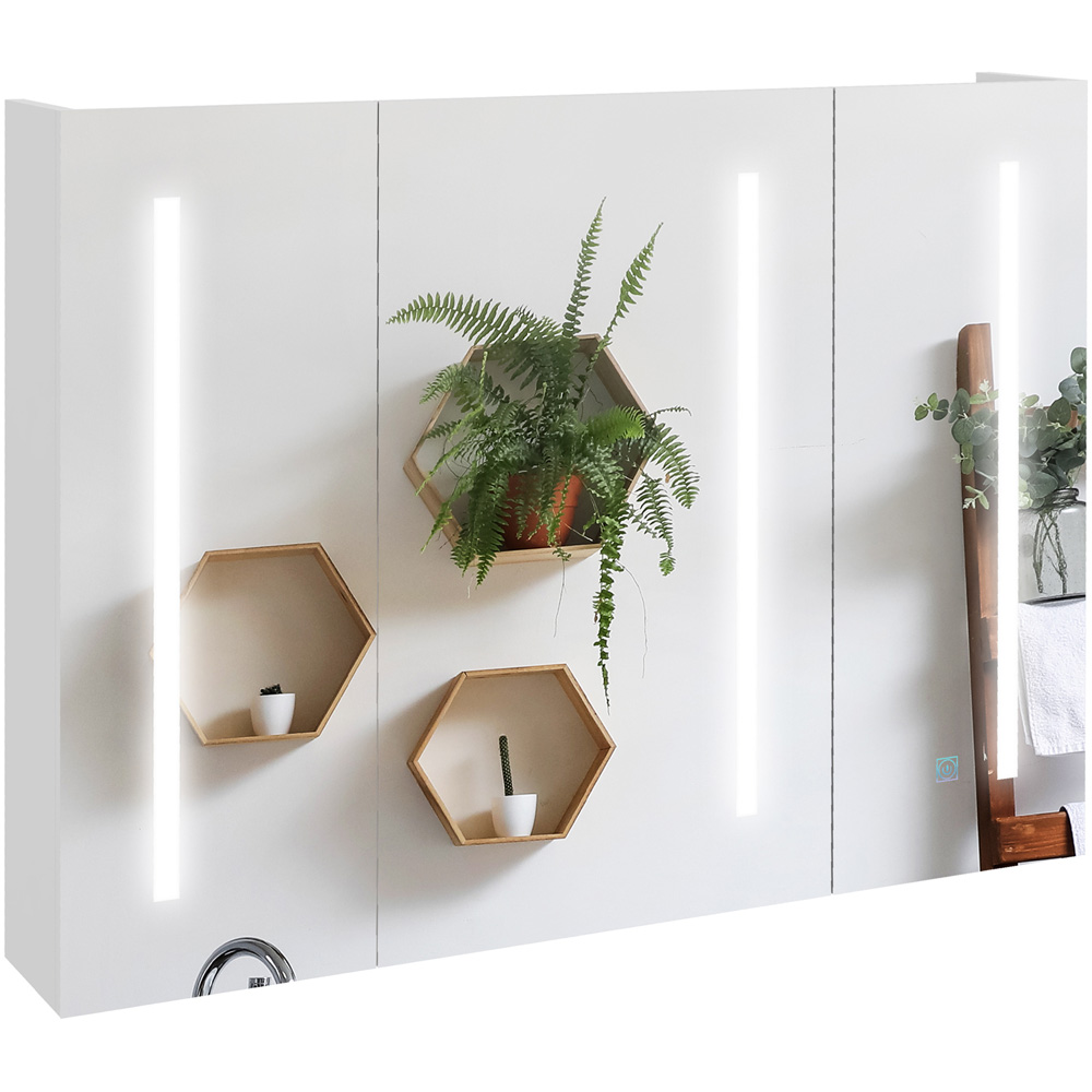 Portland Kleankin 3 Door Bathroom Wall Cabinet Image 2