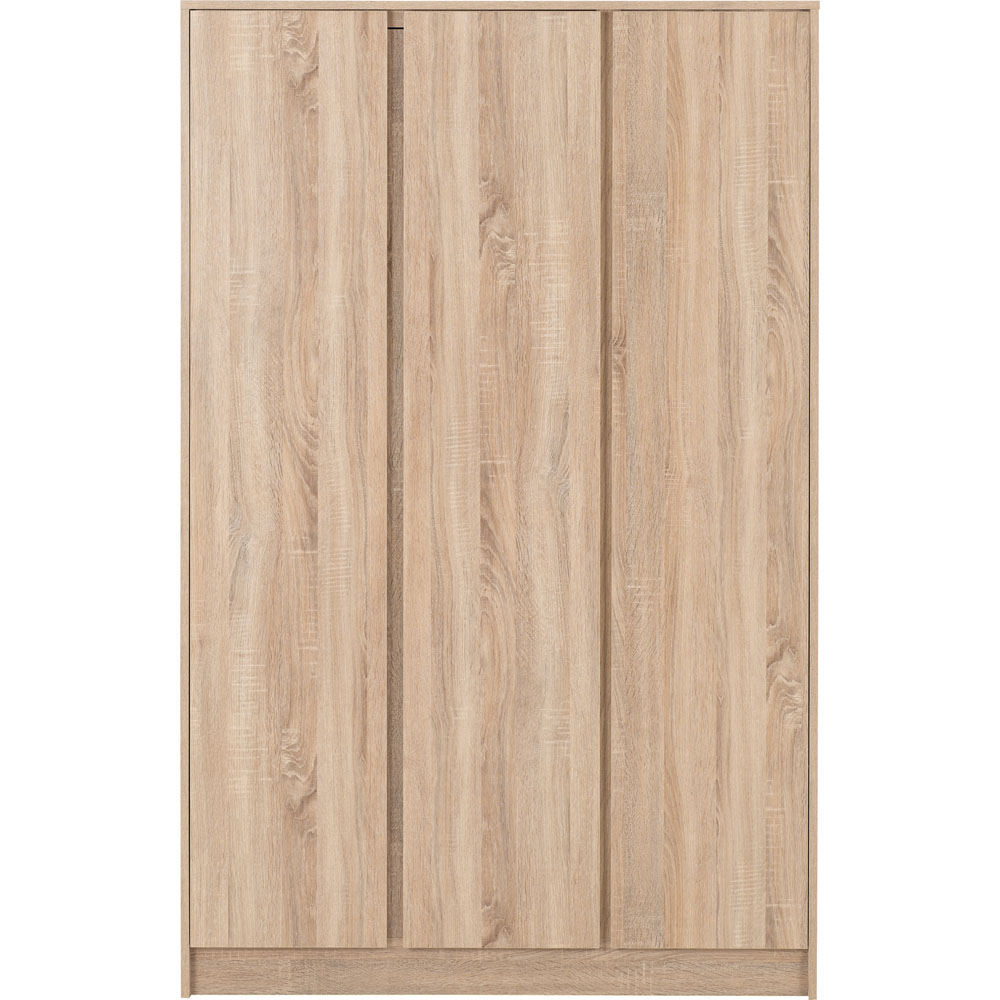 Seconique Malvern 3 Door Sonoma Oak Wardrobe Image 3