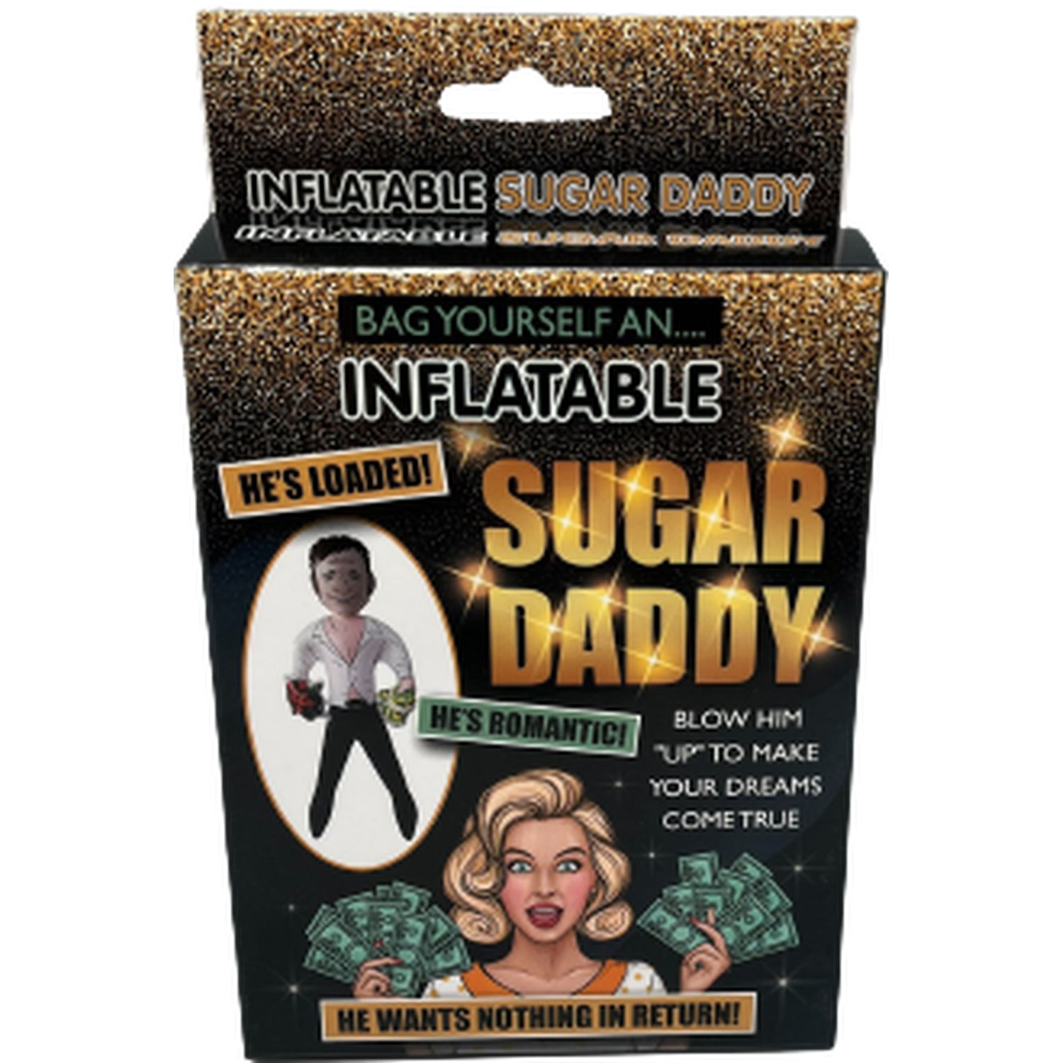 Inflatable Sugar Daddy - Black Image