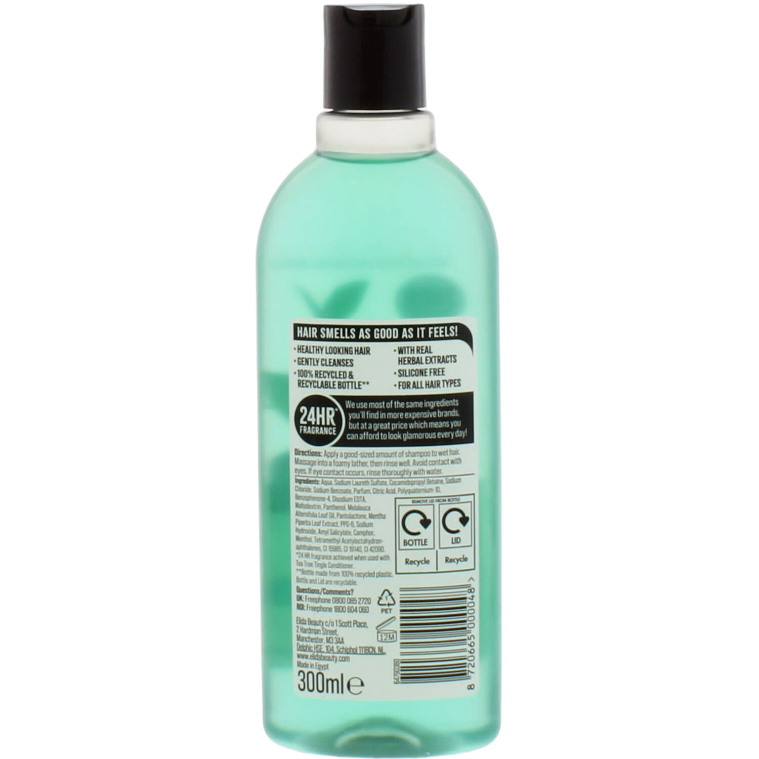 Alberto Balsam Tea Tree Tingle Shampoo 300ml Image 2