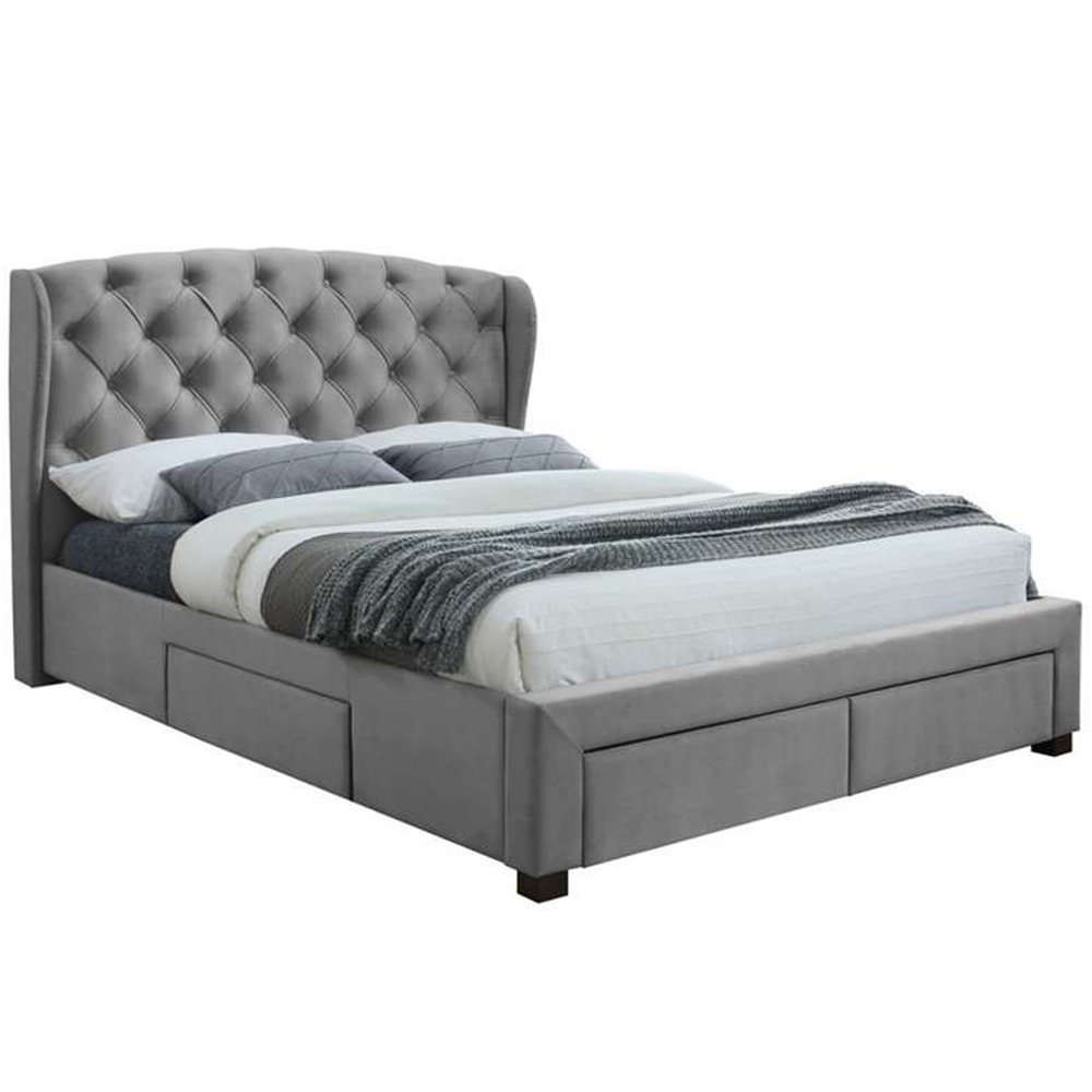 Hope King Size Grey Bed Frame Image 2