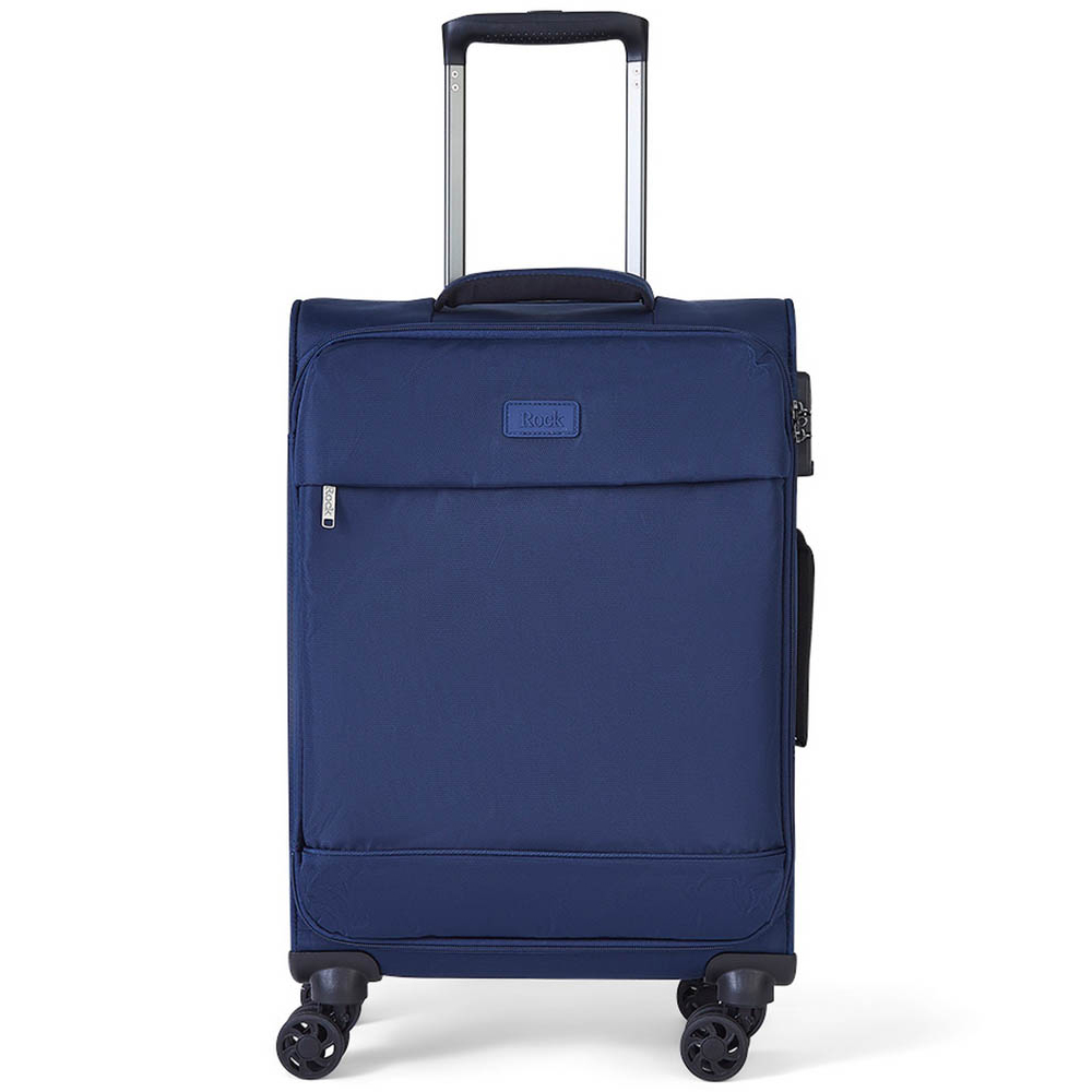 Rock Luggage Paris Small Navy Softshell Suitcase Image 2