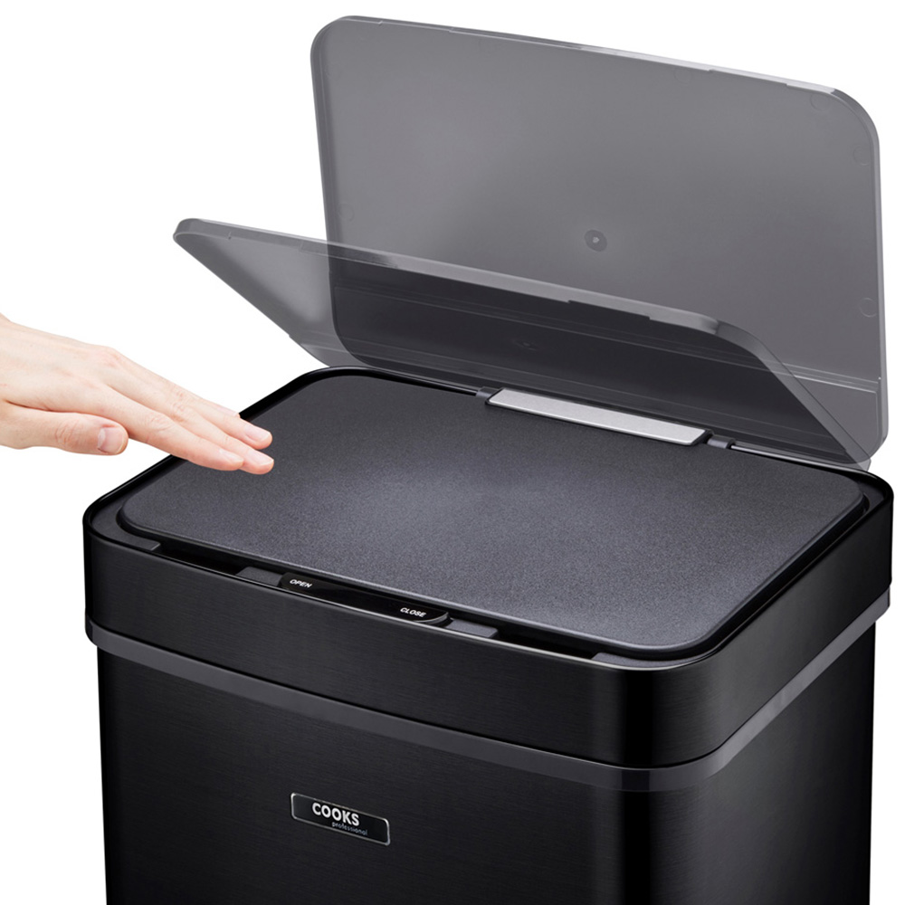 Cooks Professional G3475 Black Recycling Sensor Bin 75L Image 5