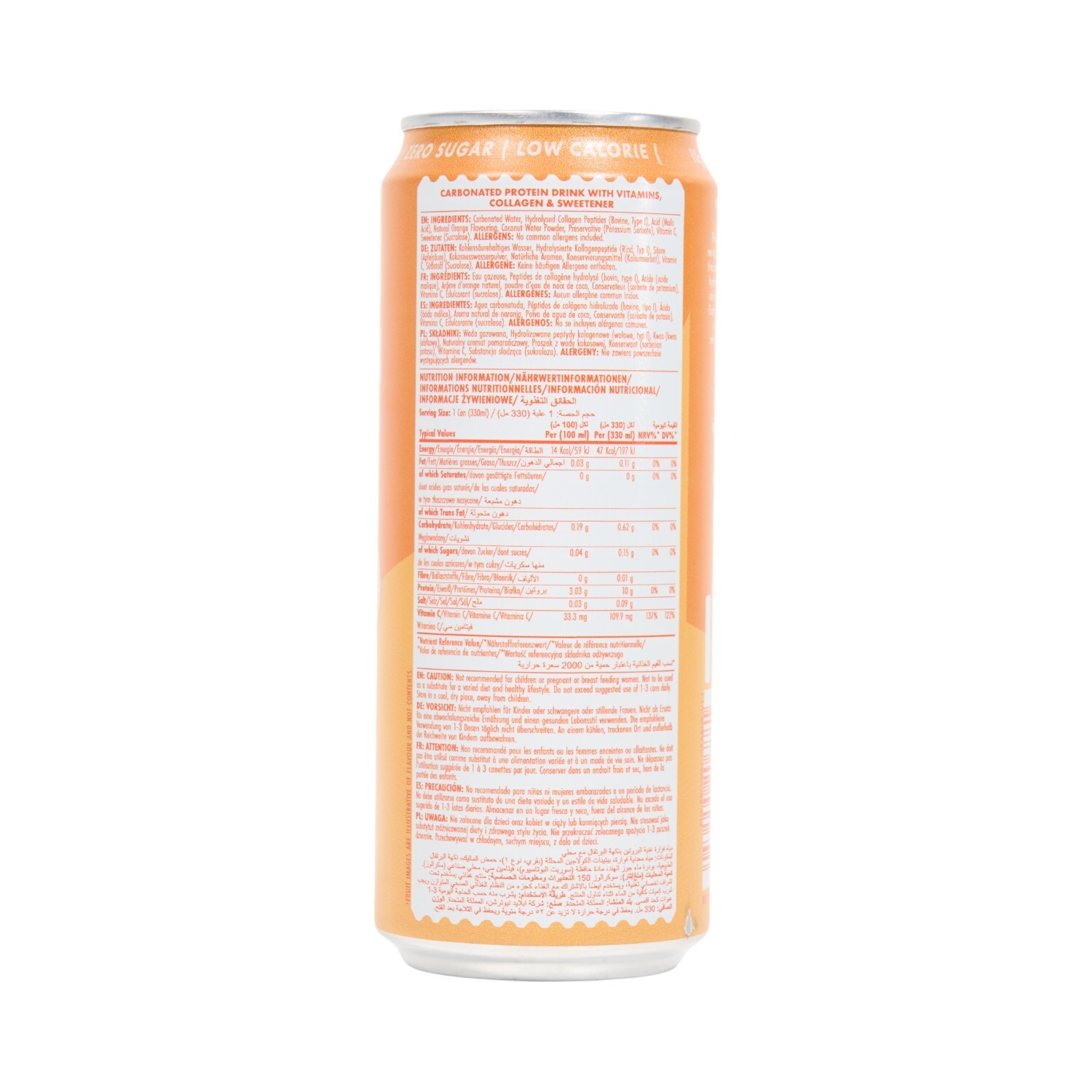 Applied Nutrition Sparkling Protein Water Orange Burst Image 3