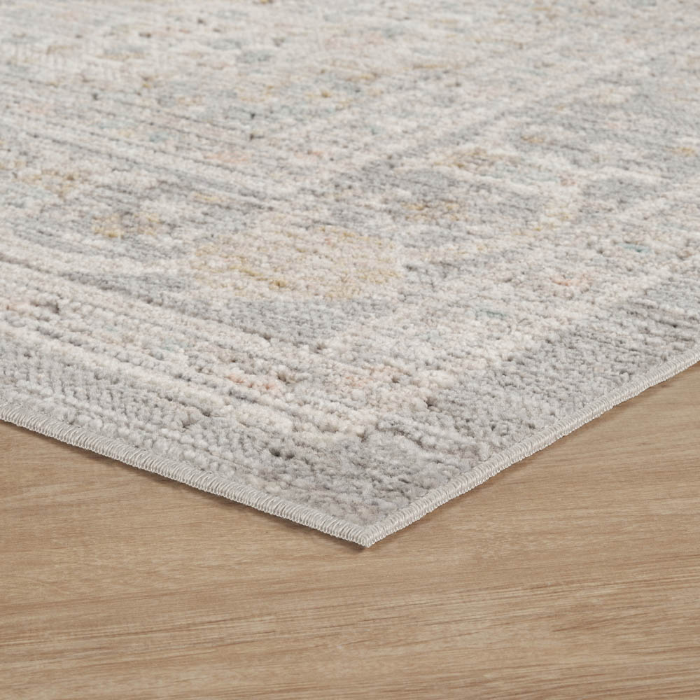 Desire Rugs Maia Grey Floral Non Slip Rug 60 x 220cm Image 3