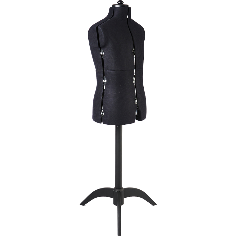 Sewing Online FG160 Black Adjustable 8-Part Gentlemans Tailors Dummy with Wooden Stand One Size Image 3