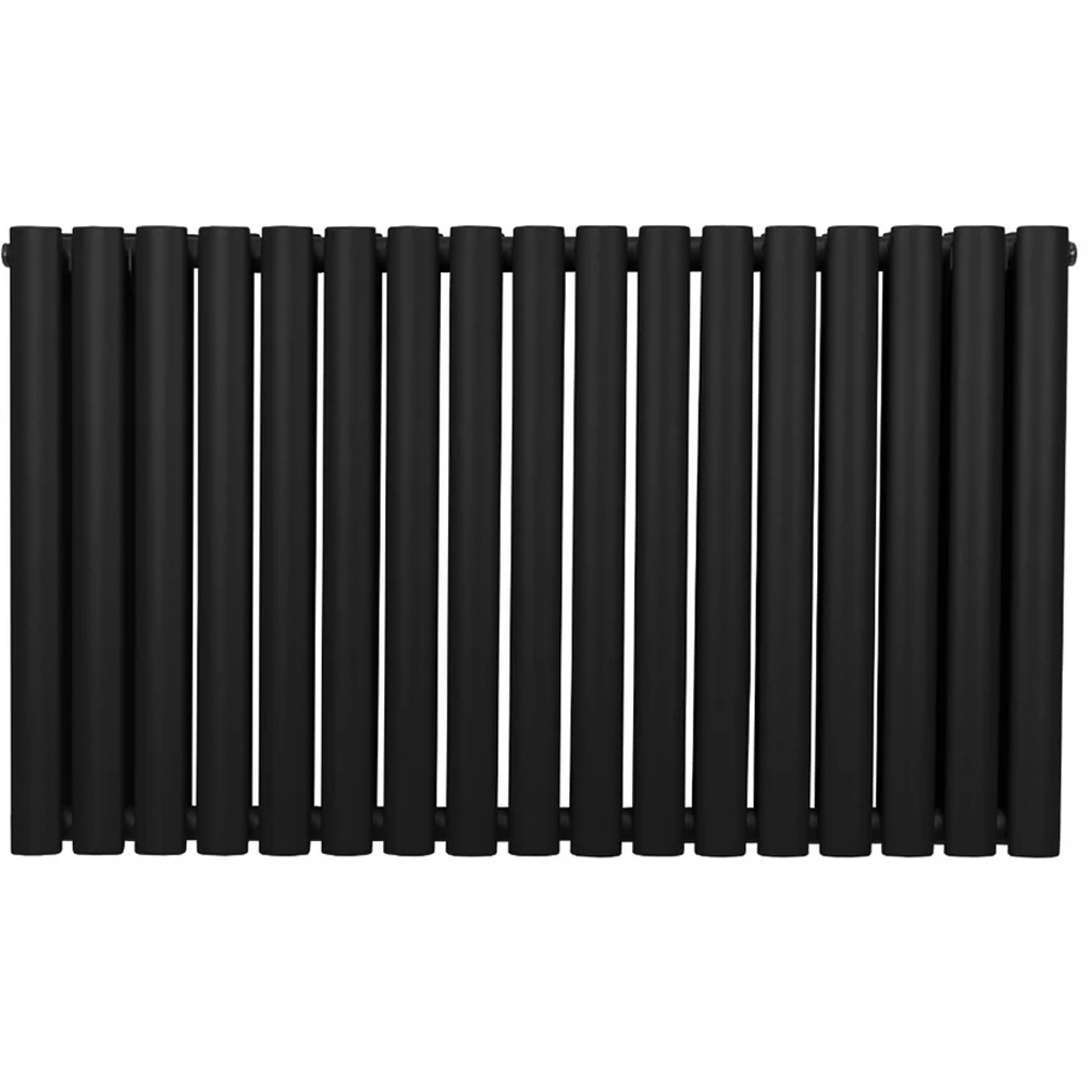 Monster Shop 4562BTU Black Oval Column Radiator 600 x 1020mm Image 1