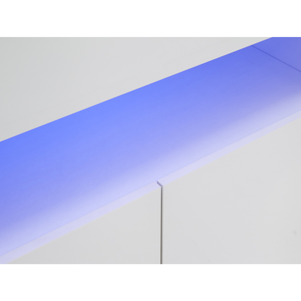 GFW Galicia 2 Door White LED Sideboard Unit Wilko