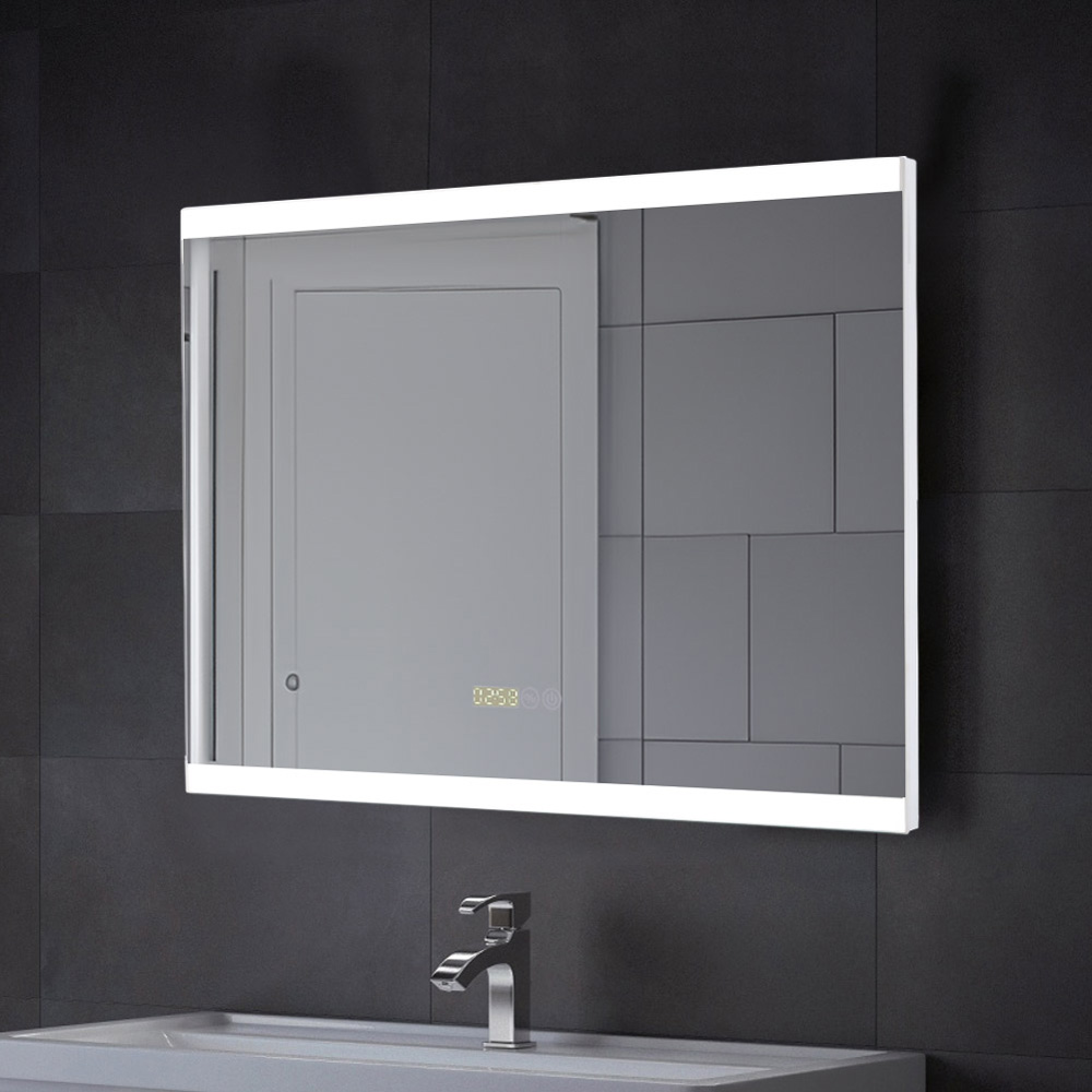 Living and Home White 2 Sided LED Vanity Mirror Image 6