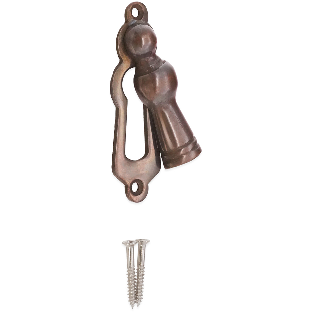 Spira Brass Lady Antique Brass Escutcheon Image 4