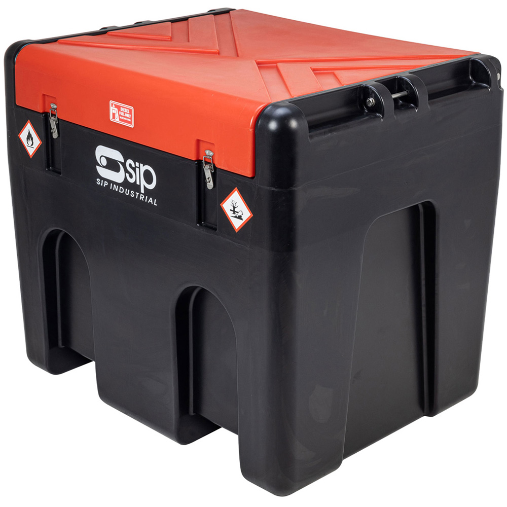 SIP Portable Diesel Tank with High-Flow Transfer Pump 12V 430L Image 1