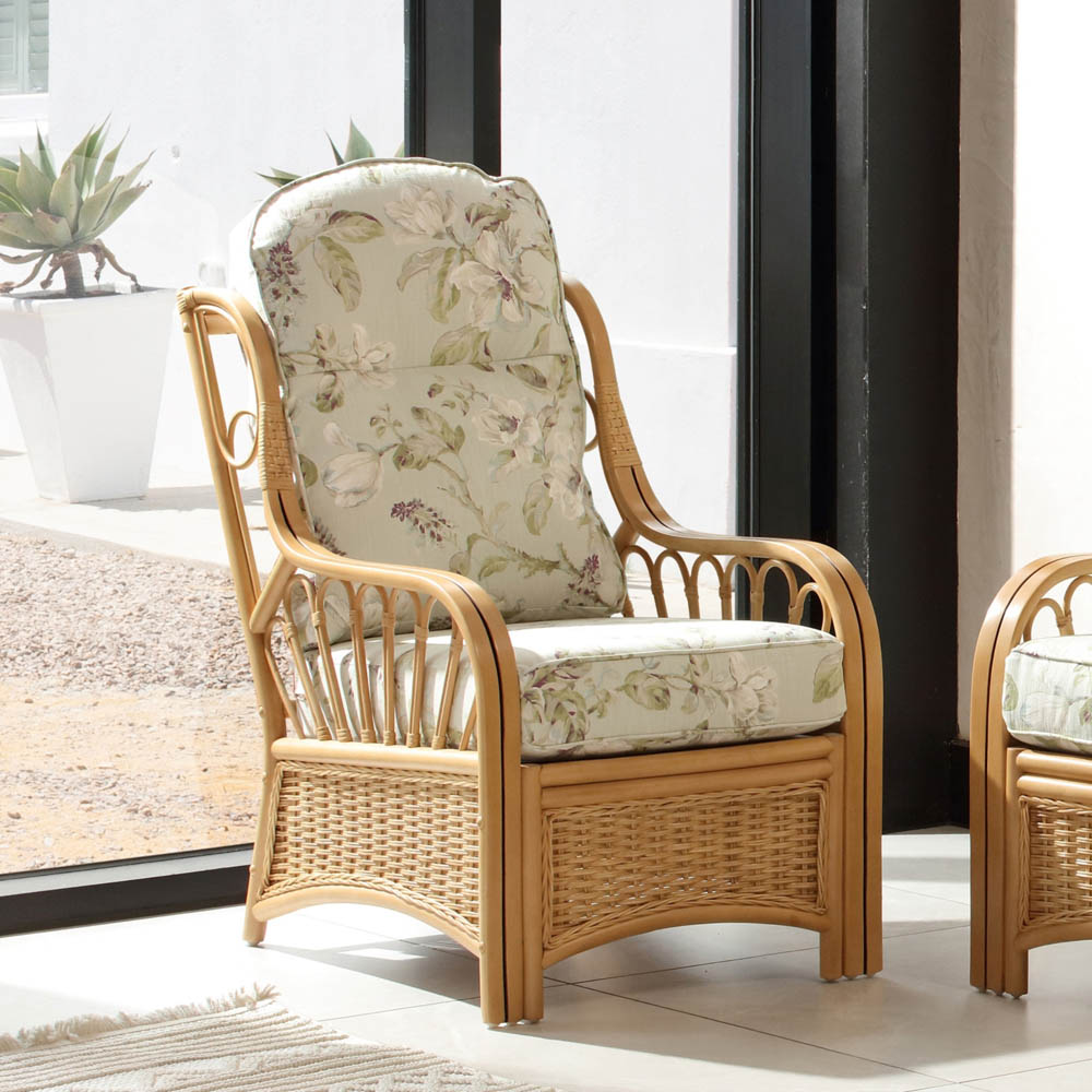 Desser Furniture Vale 3 Seater Light Oak Lily Suite Image 7