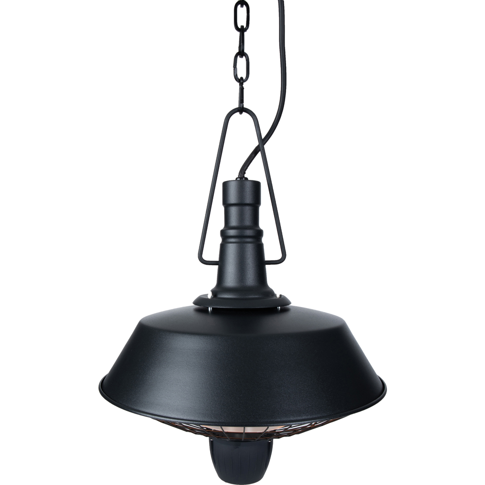 Sunred Indus Bright Black Hanging Patio Heater 2100W Image 7