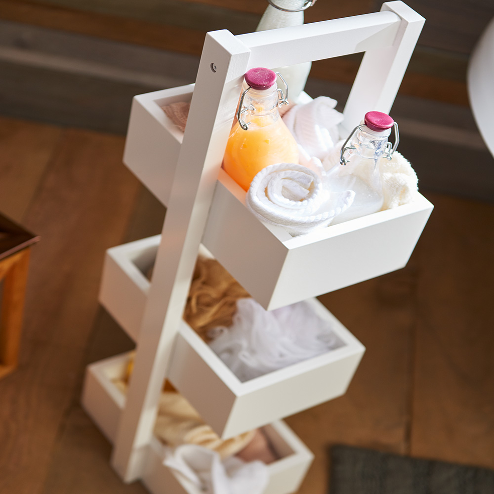 Wilko Free Standing Storage Unit 3 Tier White Image 6