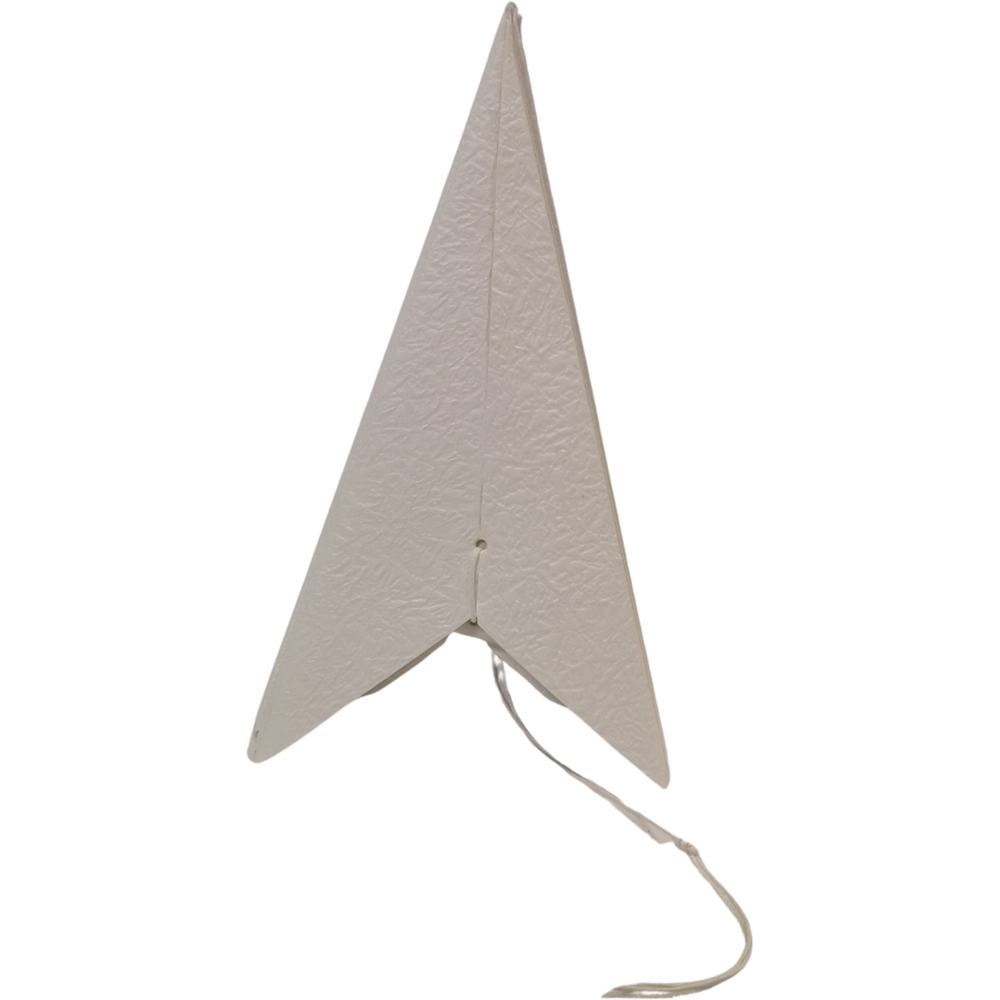 Samuel Alexander White Paper Foldable Star Christmas Decoration 38cm Image 3