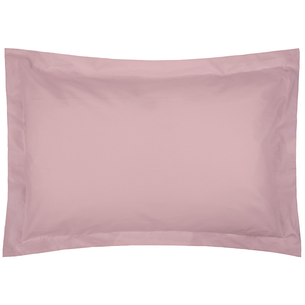 Serene Oxford Blush Pillowcase Image 1