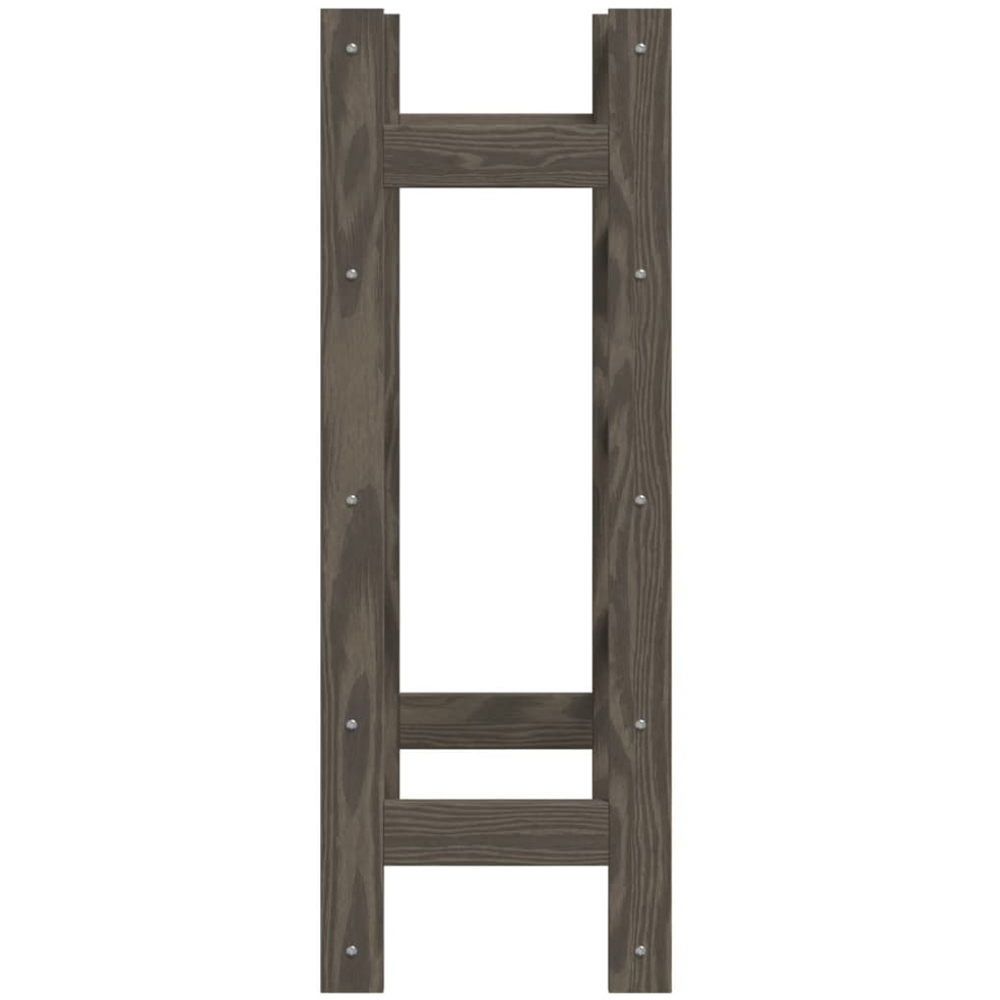 vidaXL 20 Bottle Grey Freestanding Wine Rack Image 4