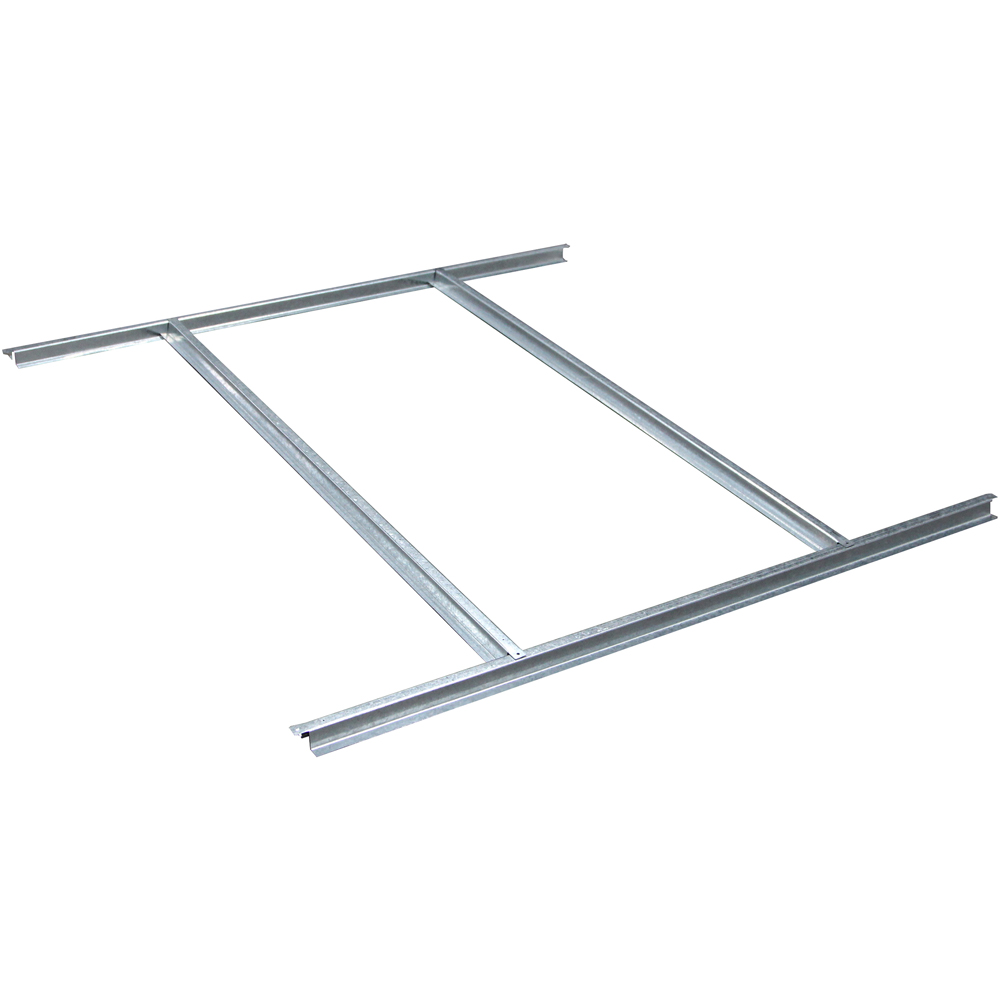 Rowlinson Airevale Plastic Apex Shed Light Grey with Foundation Kit 4 x 6ft Image 3