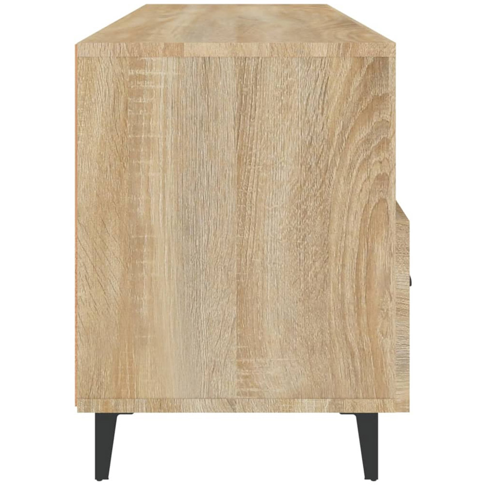 vidaXL 3 Drawer 3 Open Shelf Sonoma Oak TV Cabinet Image 7