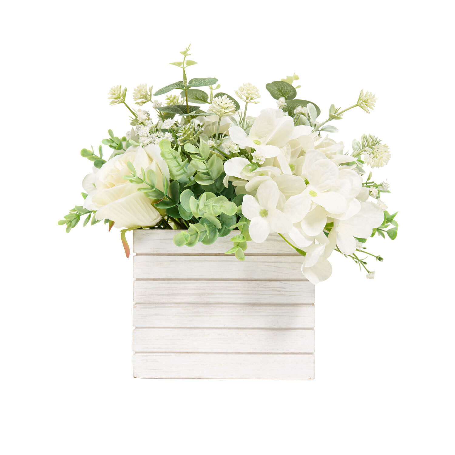 White Rose & Hydrangea Floral Box2 Image 3