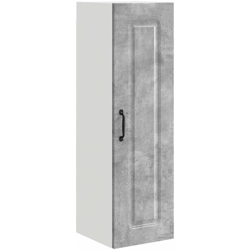 vidaXL Single Door Concrete Grey Kitchen Wall Cabinet Image 2