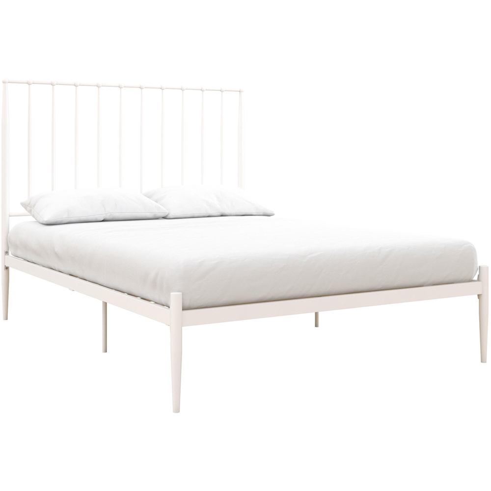 Dorel Giulia Double White Metal Bed Frame Image 3