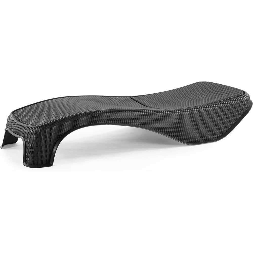 Centurion Supports Maldives Black Rattan Adjustable Sun Lounger Image 4