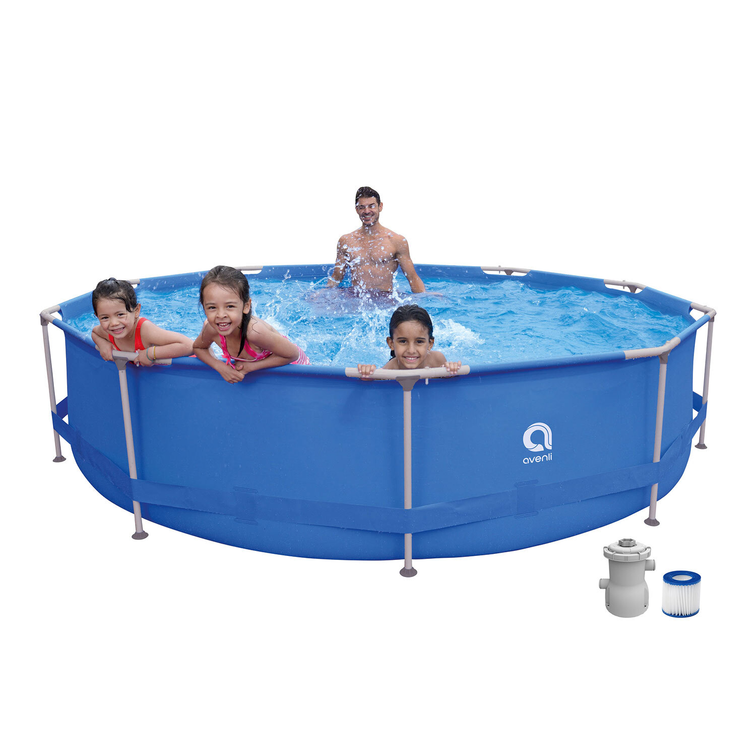 Avenli Round Pool Set and Filter Pump - 360cm Image