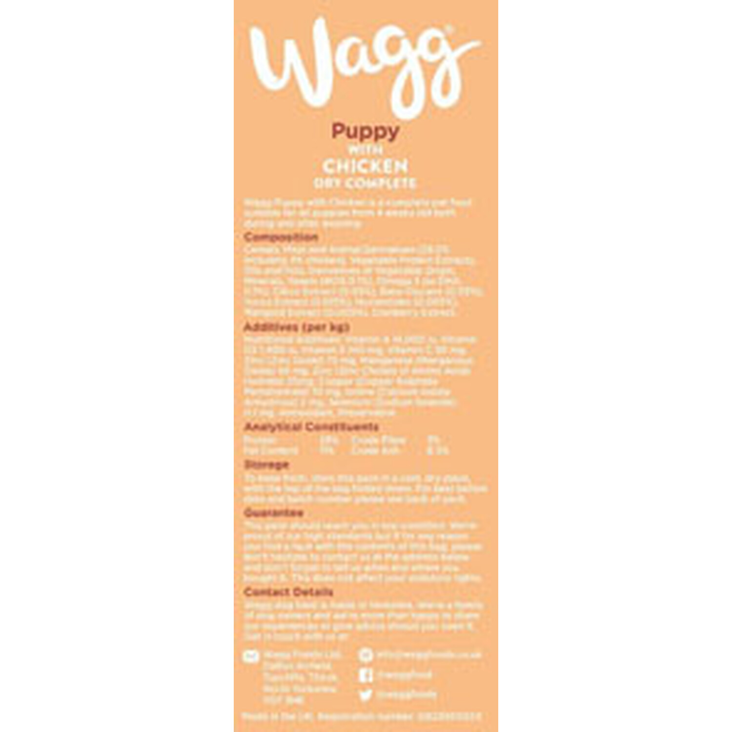 Wagg Chicken Puppy Food 2kg Image 4