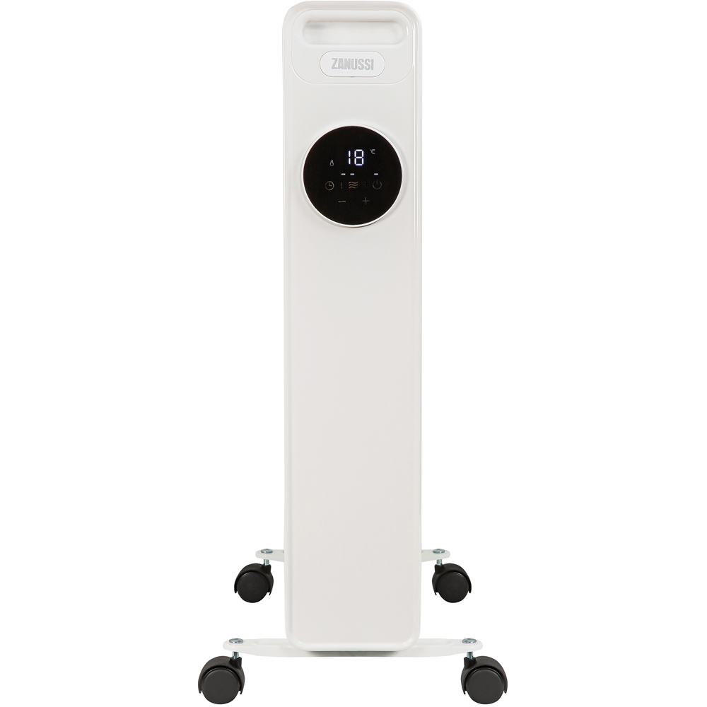Zanussi Grey and White 11-Fin Digital Touch Control Oil Filled Radiator 2300W Image 3