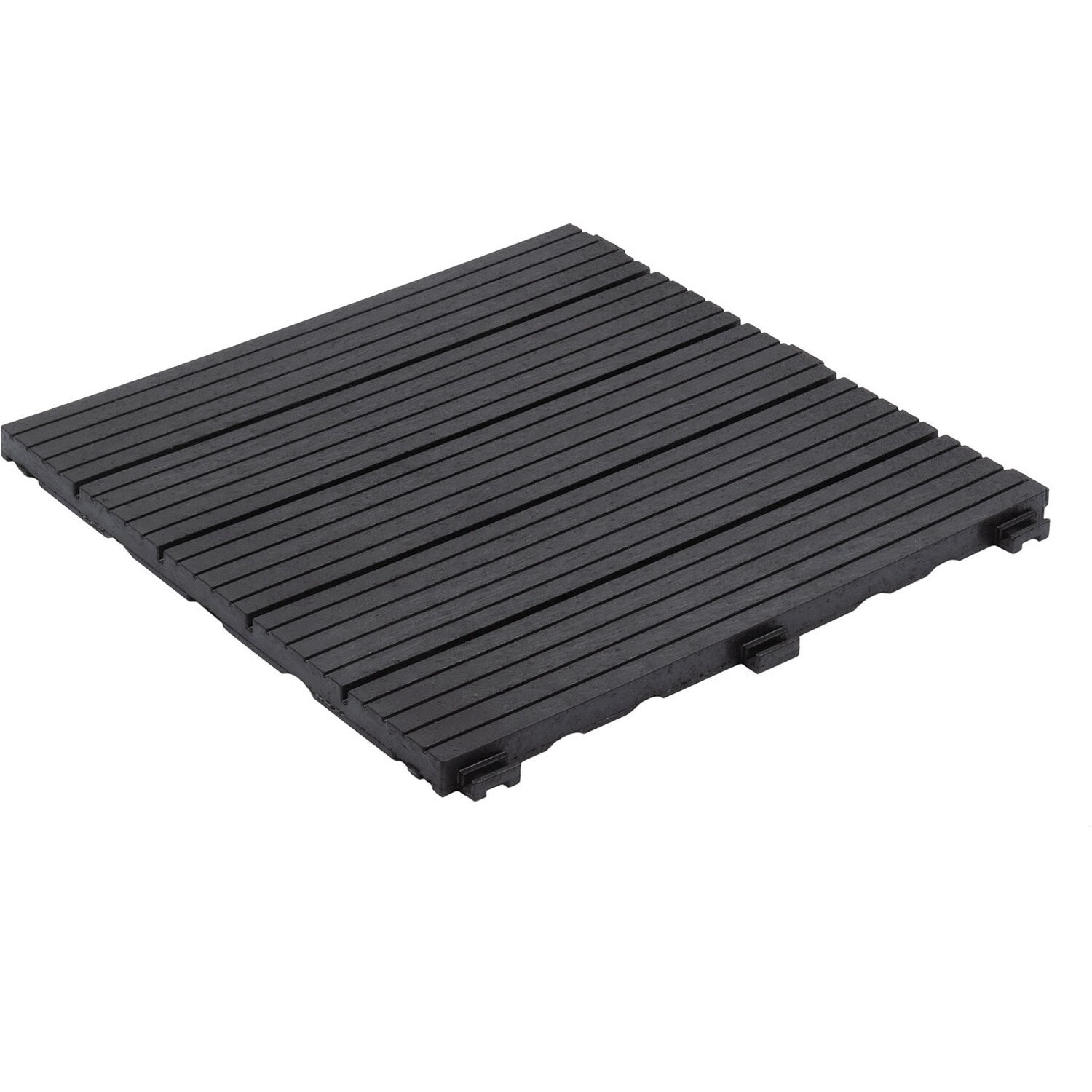 Easy Tile Cosmopolitan Decking - Black Image 1