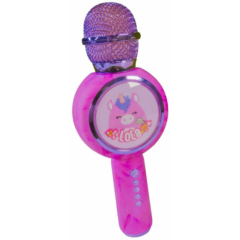 Lazerbuilt Squishmallows Lola The Unicorn Karaoke Microphone Image 3