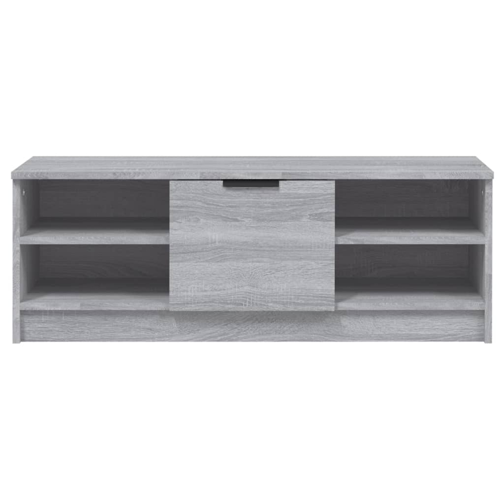 vidaXL Single Door 4 Shelf Grey Sonoma TV Cabinet Image 3