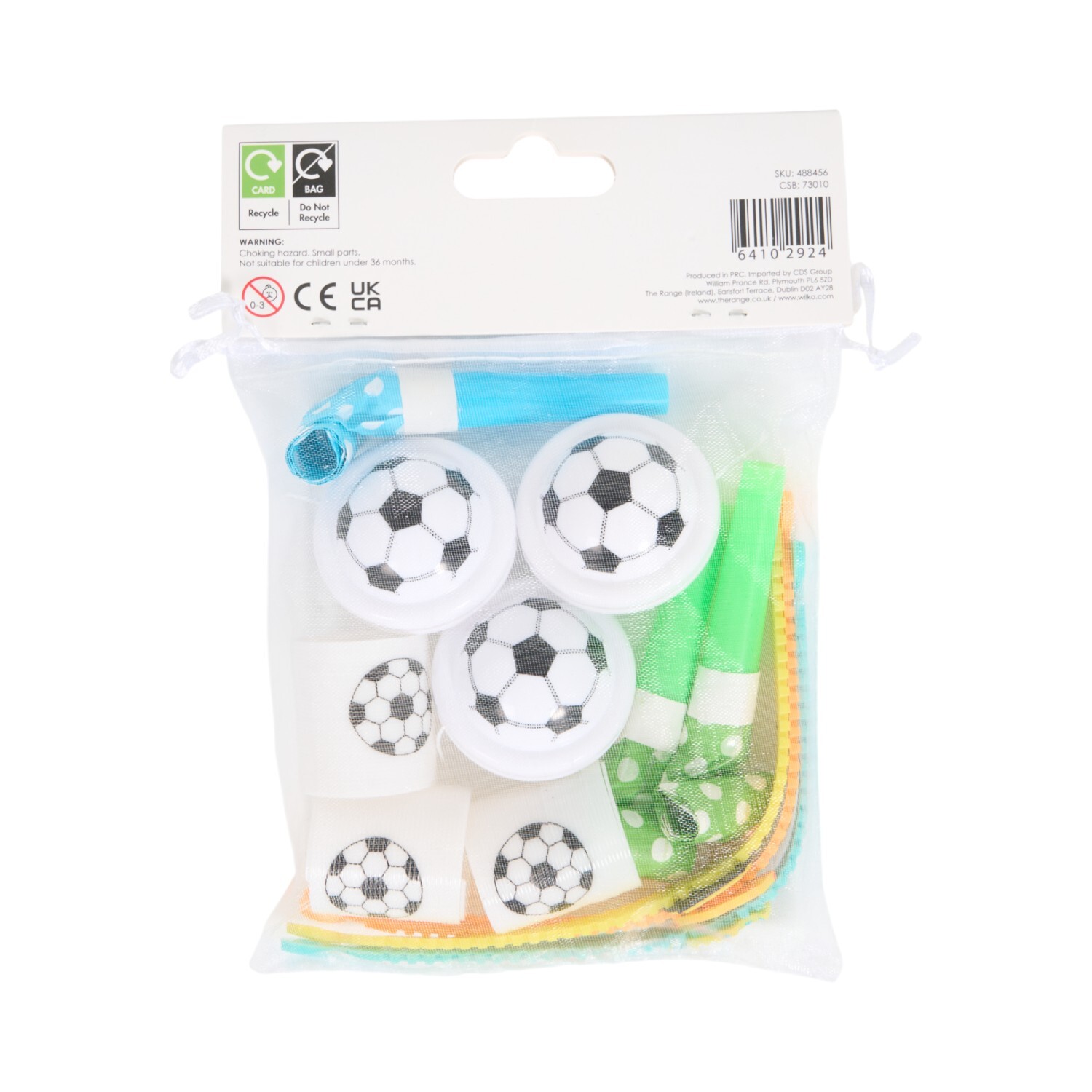 Pack of 12 Football Party Favours Image 3