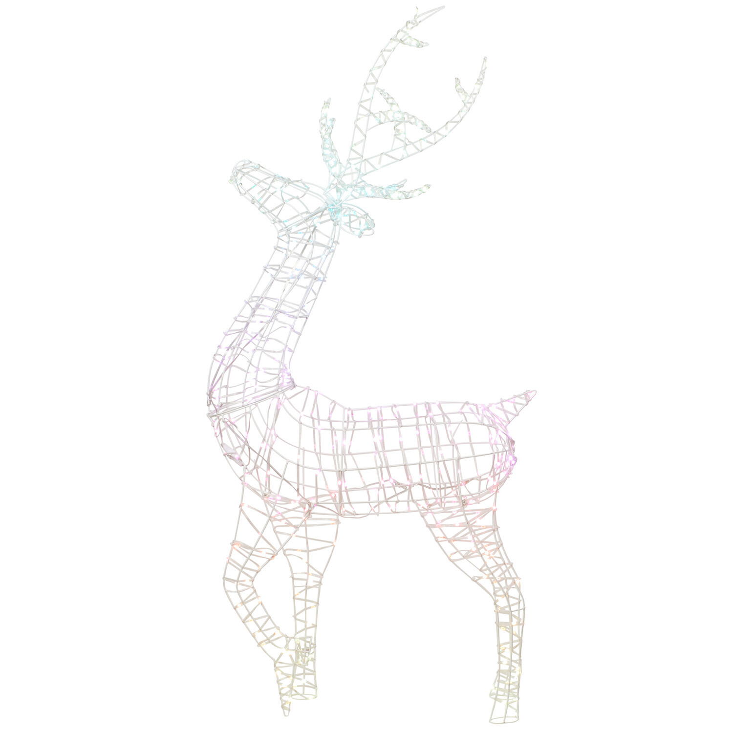 376 LED Standing Stag Outdoor Light - White Image 2