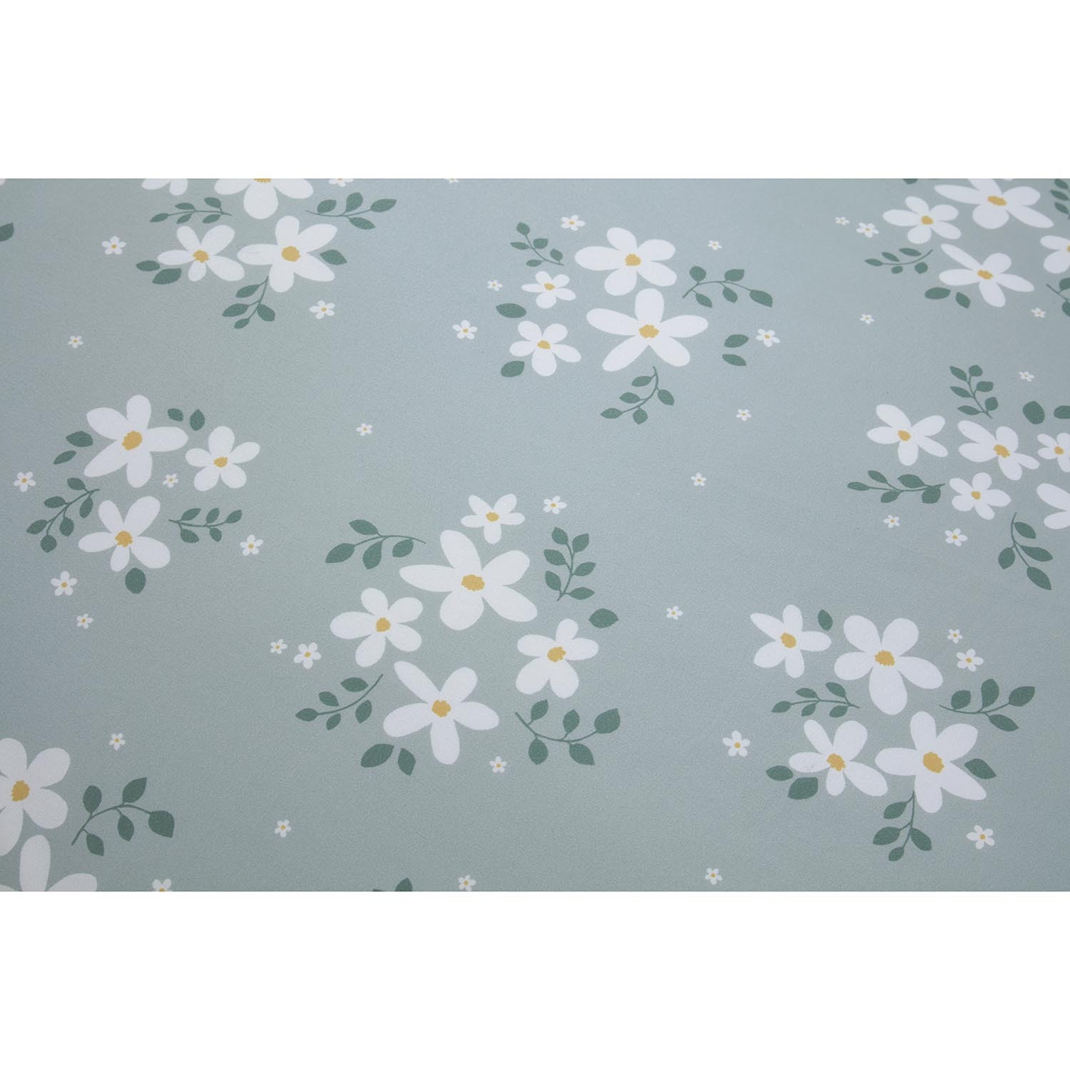 Daisy Duvet Cover and Pillowcase Set - Sage / Double Image 5