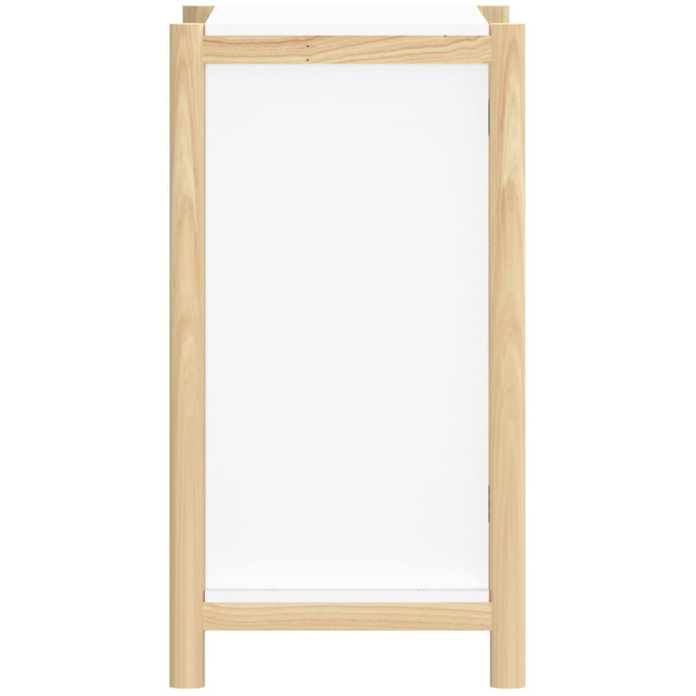 vidaXL 2 Door White Sideboard Image 5