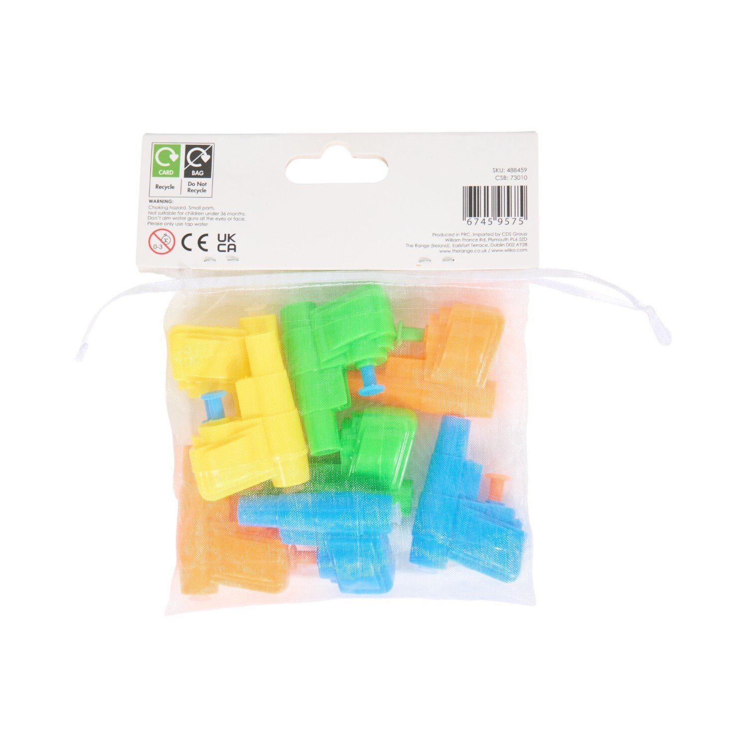 Pack of 8 Water Guns Party Favours Image 2