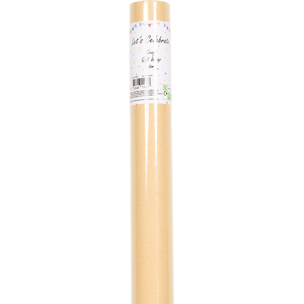 Kraft Gift Wrap Neutral Image 2